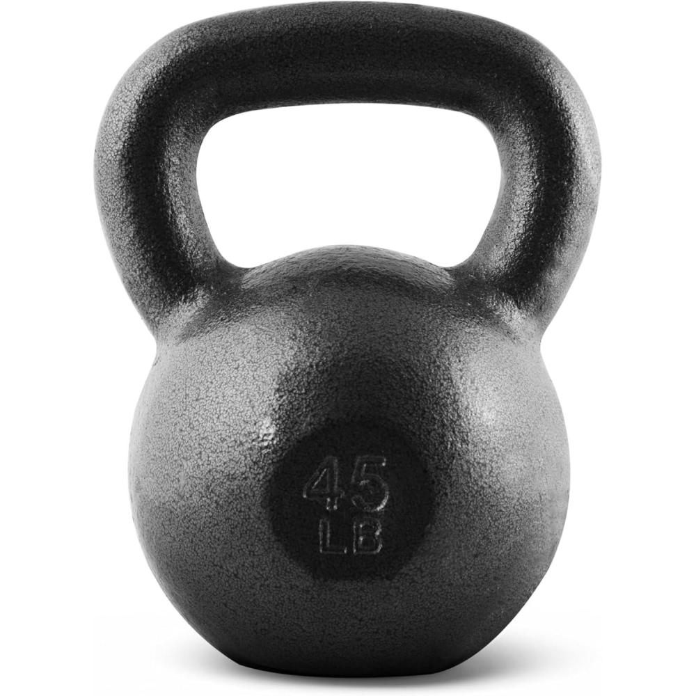 imageCAP Barbell Cast Iron Kettlebell  Coated Options Singles and Sets Multiple Weight Choices45 pounds