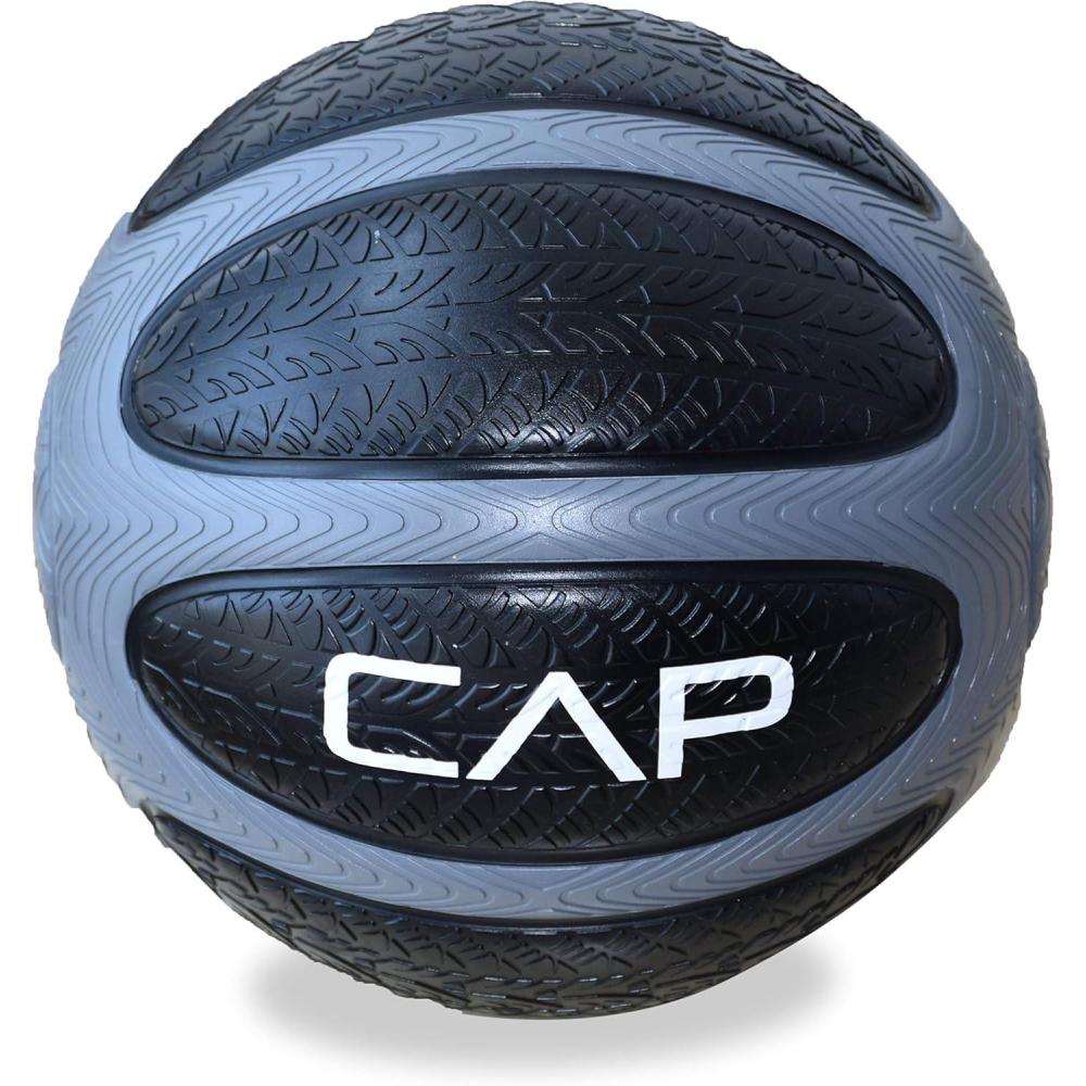 imageCap Barbell Medicine Ball15Pounds Gray