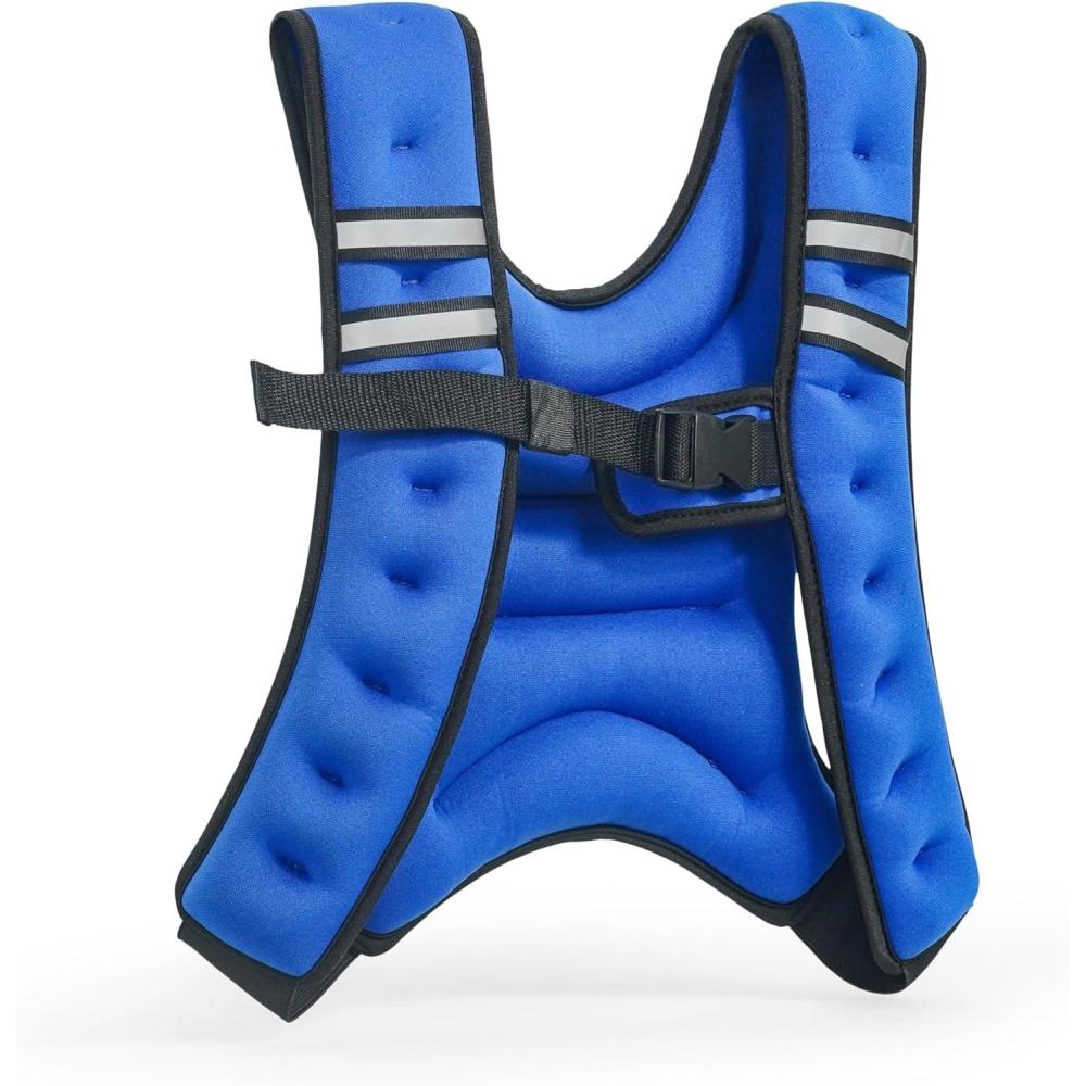 imageTone Fitness HHWVTN012 Weighted Vest12 lb Blue