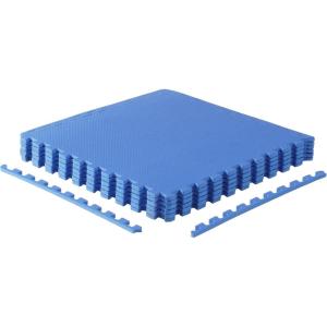 CAP Barbell Interlocking EVA Foam Exercise Puzzle Mat Home Gym Flooring | Multiple Options(T – Blue)