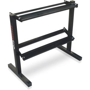 CAP Barbell RK-24D-2J 24” Dumbbell Storage Rack, Black