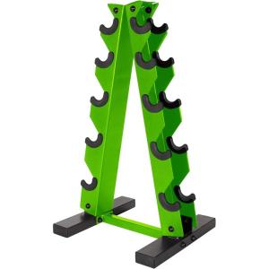 Cap Barbell A-Frame Dumbbell Weight Rack | Color Series(Green)