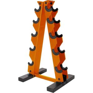 Cap Barbell A-Frame Dumbbell Weight Rack | Color Series(Orange)