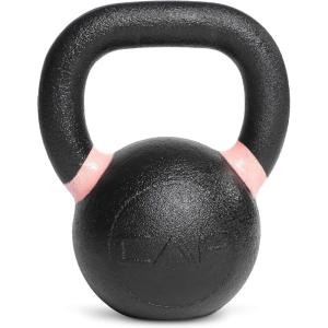 Cap Barbell Cast Iron Competition Kettlebell Weight(Pink (18-Pound))