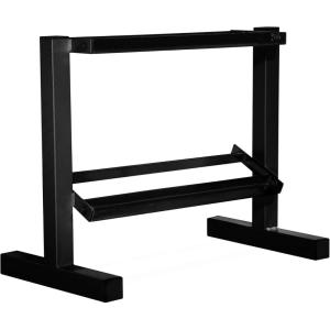 Cap Barbell Two Tier Dumbbell Rack(Black – 24 Inch)
