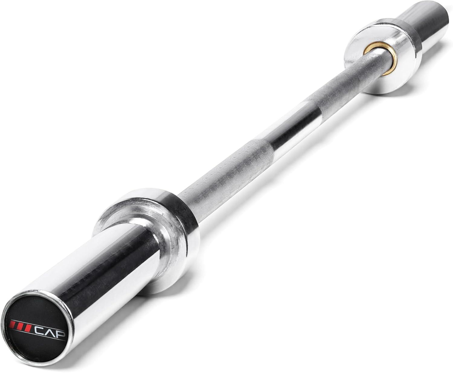 imageCAP Barbell 2Inch Olympic Barbell Bars 5 ft 6 ft ampamp 7 ft Multiple OptionsElite