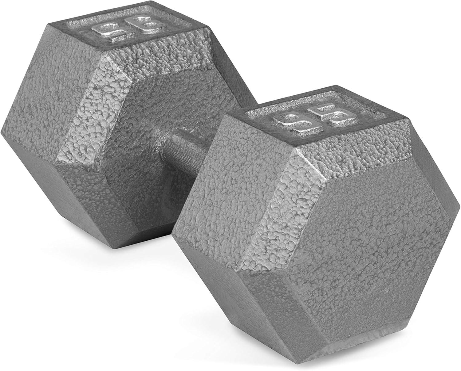 imageCAP Barbell Cast Iron Hex Dumbbell Multiple OptionsGray Single