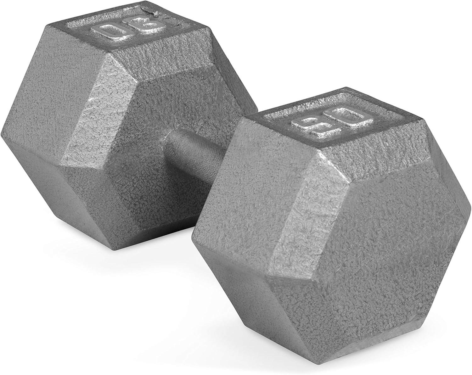 imageCAP Barbell Cast Iron Hex Dumbbell Multiple OptionsGray Single