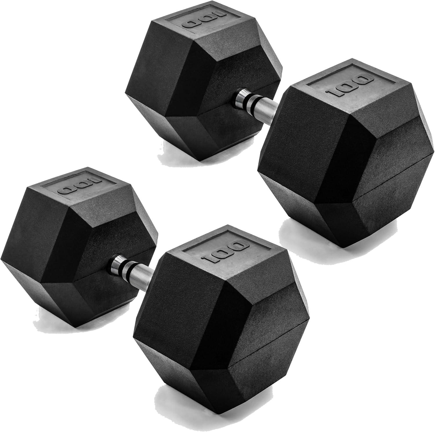 imageCAP Barbell Coated Dumbbell Weight Multiple Options Pairs ampamp SetsChrome Handle