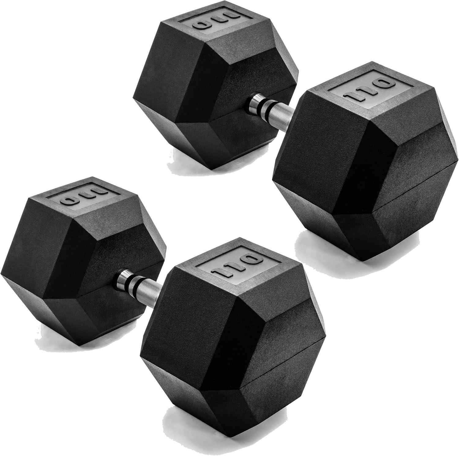imageCAP Barbell Coated Dumbbell Weight Multiple Options Pairs ampamp SetsChrome Handle