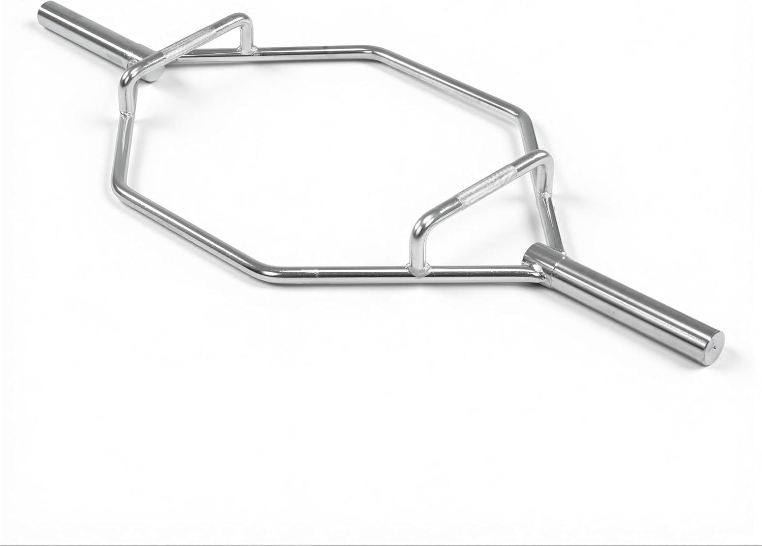 imageCAP Barbell Olympic Trap Bar Multiple Grip OptionsChrome