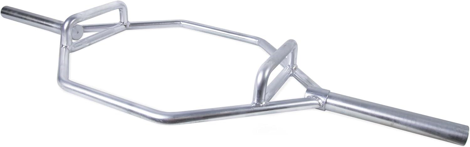 imageCAP Barbell Olympic Trap Bar Multiple Grip OptionsChrome