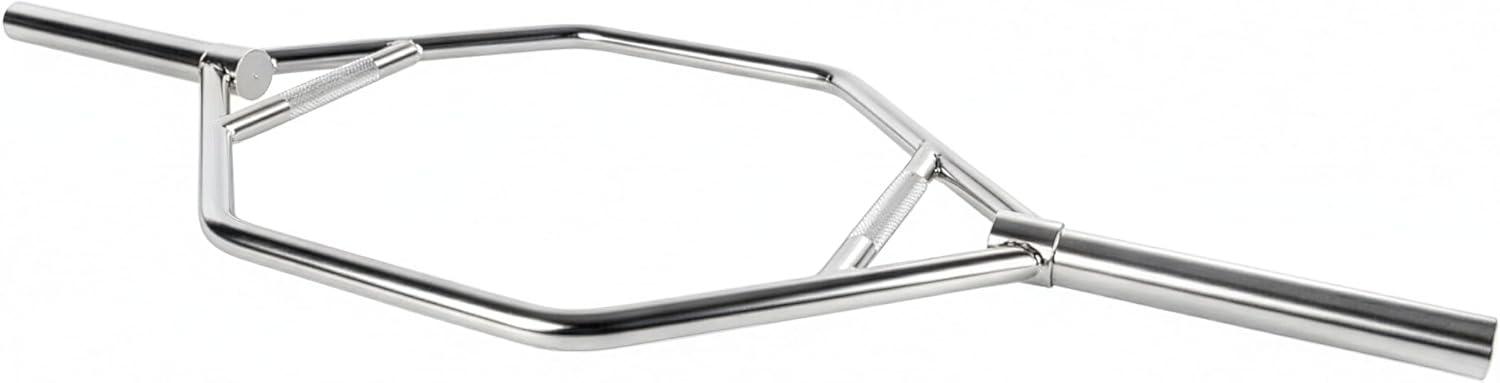 imageCAP Barbell Olympic Trap Bar Multiple Grip OptionsChrome