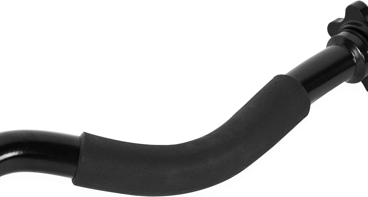 imageCAP Barbell RB48T2B Super Curl Bar Black 48quot