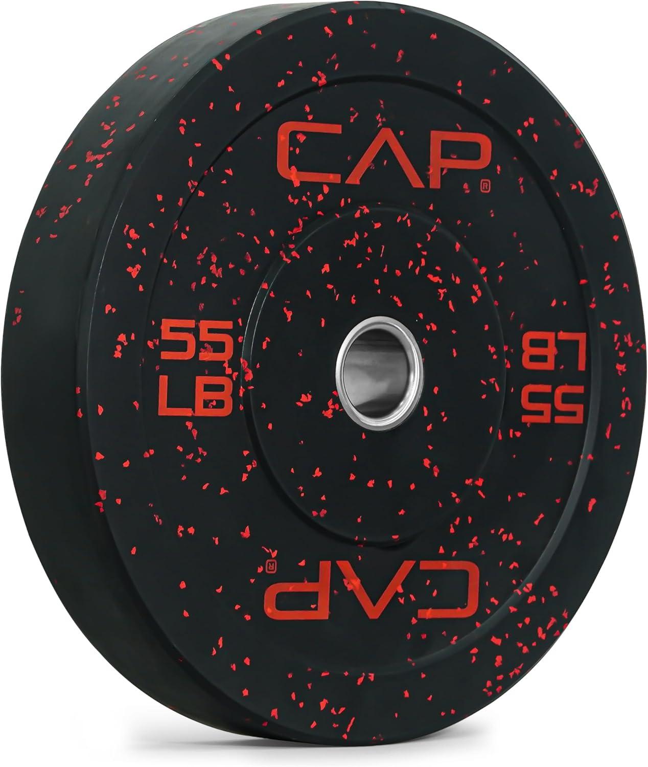 imageCAP Barbell Rubber Olympic Bumper Plate Multiple OptionsColorsEconomy Speckled