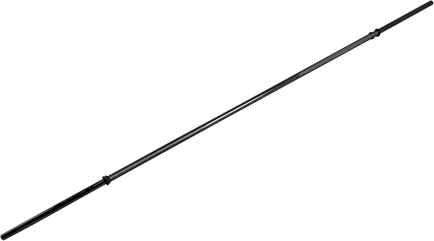 imageCAP Barbell Standard Straight Bar 1in Diameter Multiple OptionsBlack