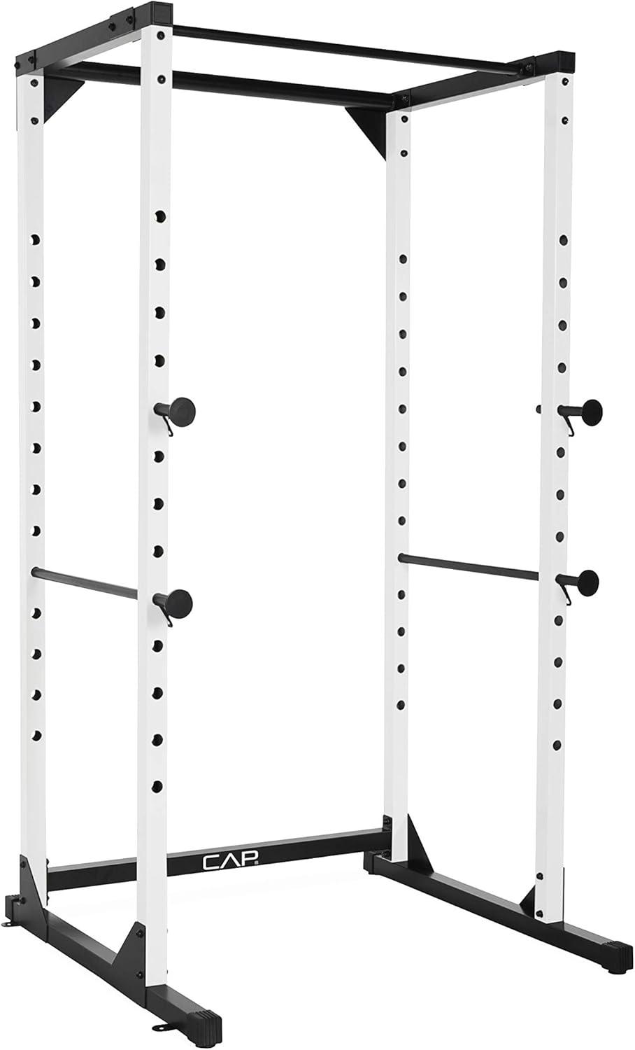 imageCap Barbell Full Cage Power Rack Color Series 6 or 7 OptionsWhite