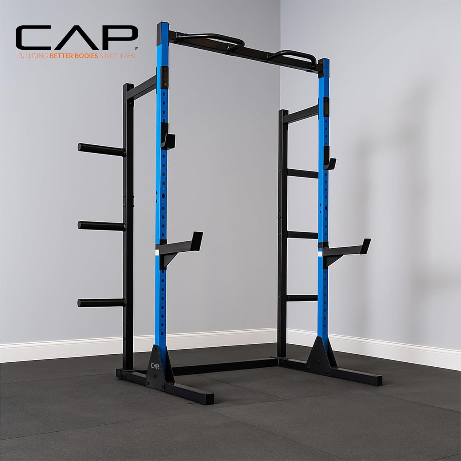 imageCap Barbell Power Rack with Pull Up Bar ampamp Attachments Multiple Colors