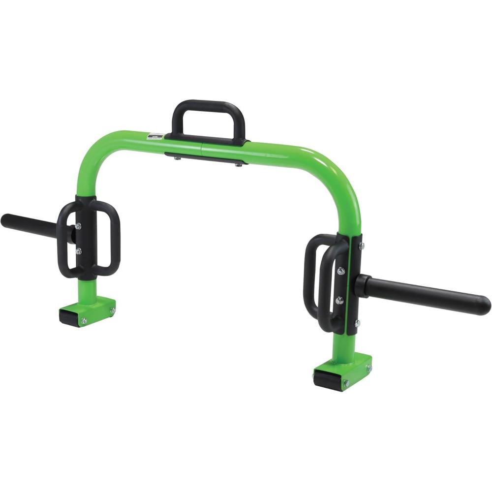 imageCAP Barbell Deluxe Open Trap Bar  Hex ampamp Shrug Bar for Olympic ampamp Standard PlatesGreen