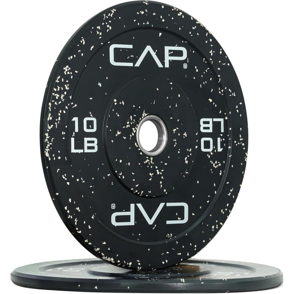 imageCAP Barbell Rubber Olympic Bumper Plate Multiple OptionsColorsEconomy Speckled