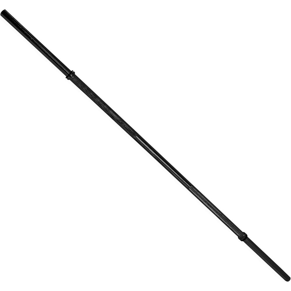 imageCAP Barbell Standard Straight Bar 1in Diameter Multiple OptionsBlack