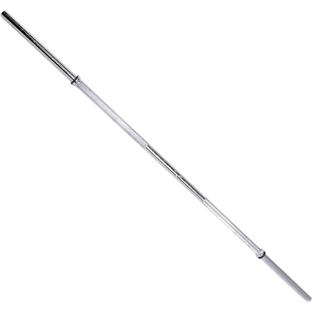 imageCAP Barbell Standard Straight Bar 1in Diameter Multiple OptionsChrome