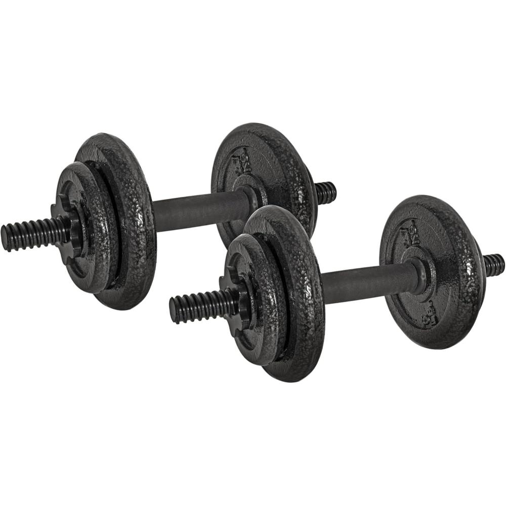 imageCap Barbell Adjustable Dumbbell Weight Set  Multiple OptionsBlack 40 LB  Pair