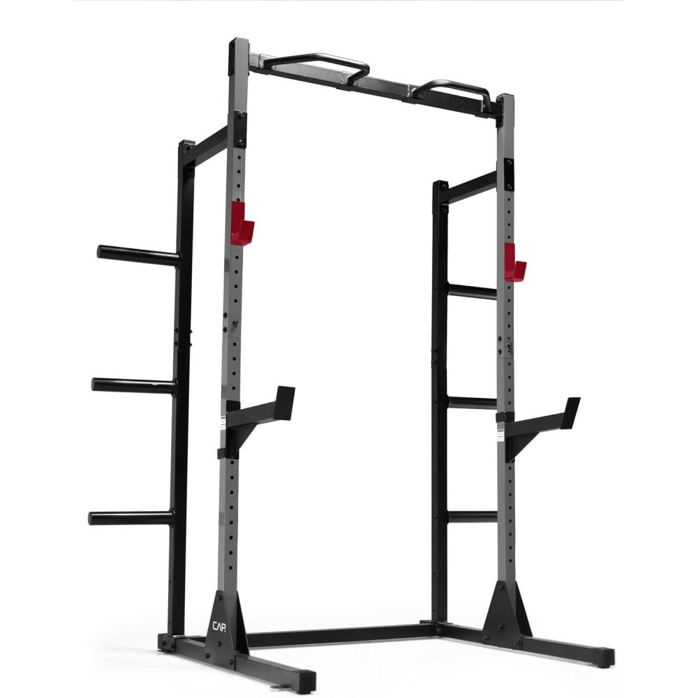 imageCap Barbell Power Rack with Pull Up Bar ampamp Attachments Multiple Colors