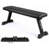 imageCAP Barbell Foldable Flat Weight Bench  Folding Workout Bench with Steel Frame Thick BoxStitched Padding ampamp 600 LB Capacity  Compact Home Gym Strength Training Bench