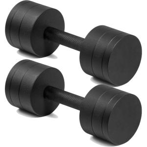 CAP Barbell 15 lb Adjustable Dumbbell – Compact Cast Iron Weight | Multiple Options(Pair)