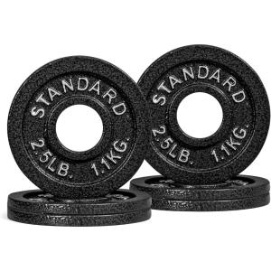 CAP Barbell 2-Inch Olympic Weight Plate | Multiple Options(Classic – Black)
