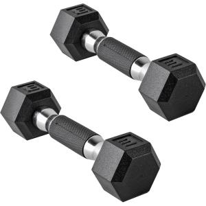 CAP Barbell Coated Dumbbell Weight | Multiple Options Pairs & Sets(Comfort Grip)