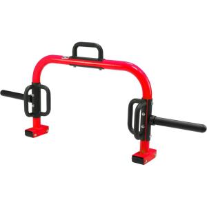 CAP Barbell Deluxe Open Trap Bar – Hex & Shrug Bar for Olympic & Standard Plates(Red)