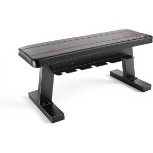 CAP Barbell Flat Bench with Dumbbell Storage, black