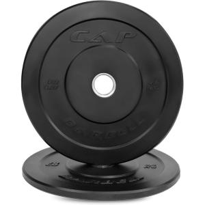 CAP Barbell Rubber Olympic Bumper Plate | Multiple Options/Colors(ELITE)