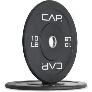 CAP Barbell Rubber Olympic Bumper Plate | Multiple Options/Colors(Economy)