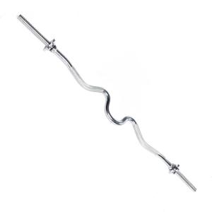 CAP Barbell Standard 1-Inch Threaded Curl Bar with Collars