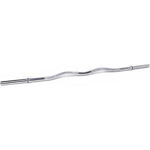 Cap Barbell 47-Inch Standard Solid E-Z Curl Bar(Chrome)