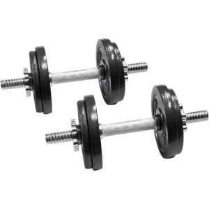 Cap Barbell Adjustable Dumbbell Weight Set | Multiple Options(Black  40 LB  Pair)