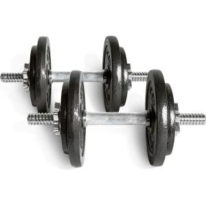 Cap Barbell Adjustable Dumbbell Weight Set | Multiple Options(Black  50 LB  Pair)