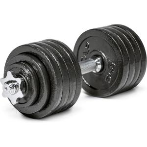 Cap Barbell Adjustable Dumbbell Weight Set | Multiple Options(Black  52.5 LB  Single)