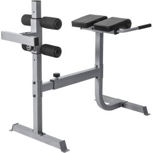 Cap Strength Roman Chair – Adjustable Back Extension Bench for Core & Glute Workouts, Heavy-Duty 300 LB Capacity – Black and Gray Options(Gray)