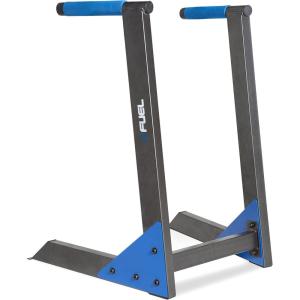 Fuel Pureformance Dip Station | Bodyweight Training | Multiple Options(Black/Blue – Deluxe Dip Station)