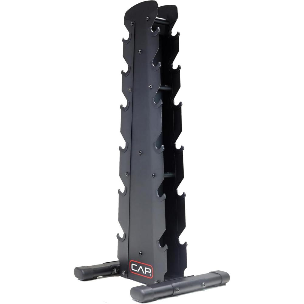 imageCAP Barbell Dumbbell storage Rack  Various OptionsBlack