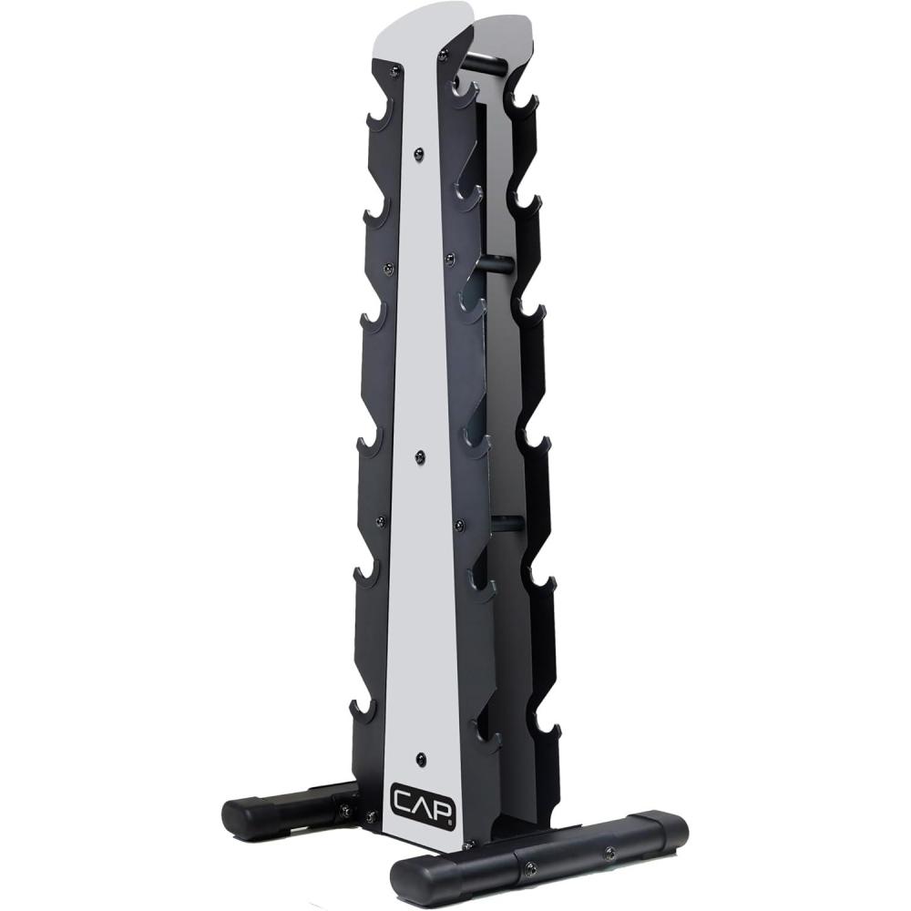 imageCAP Barbell Dumbbell storage Rack  Various OptionsSilver