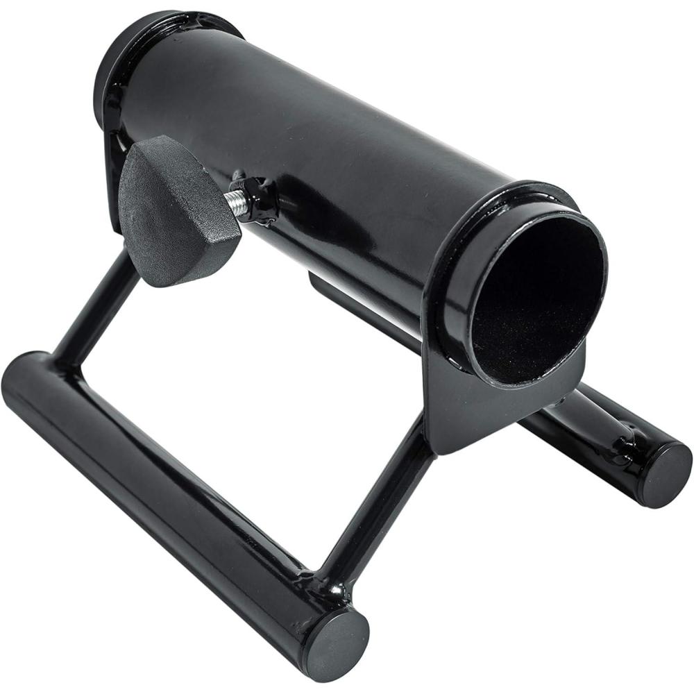 imageCAP Barbell Exercise Machine Attachments BlackDouble D Grip Attachment Fits 2 Inch Bars