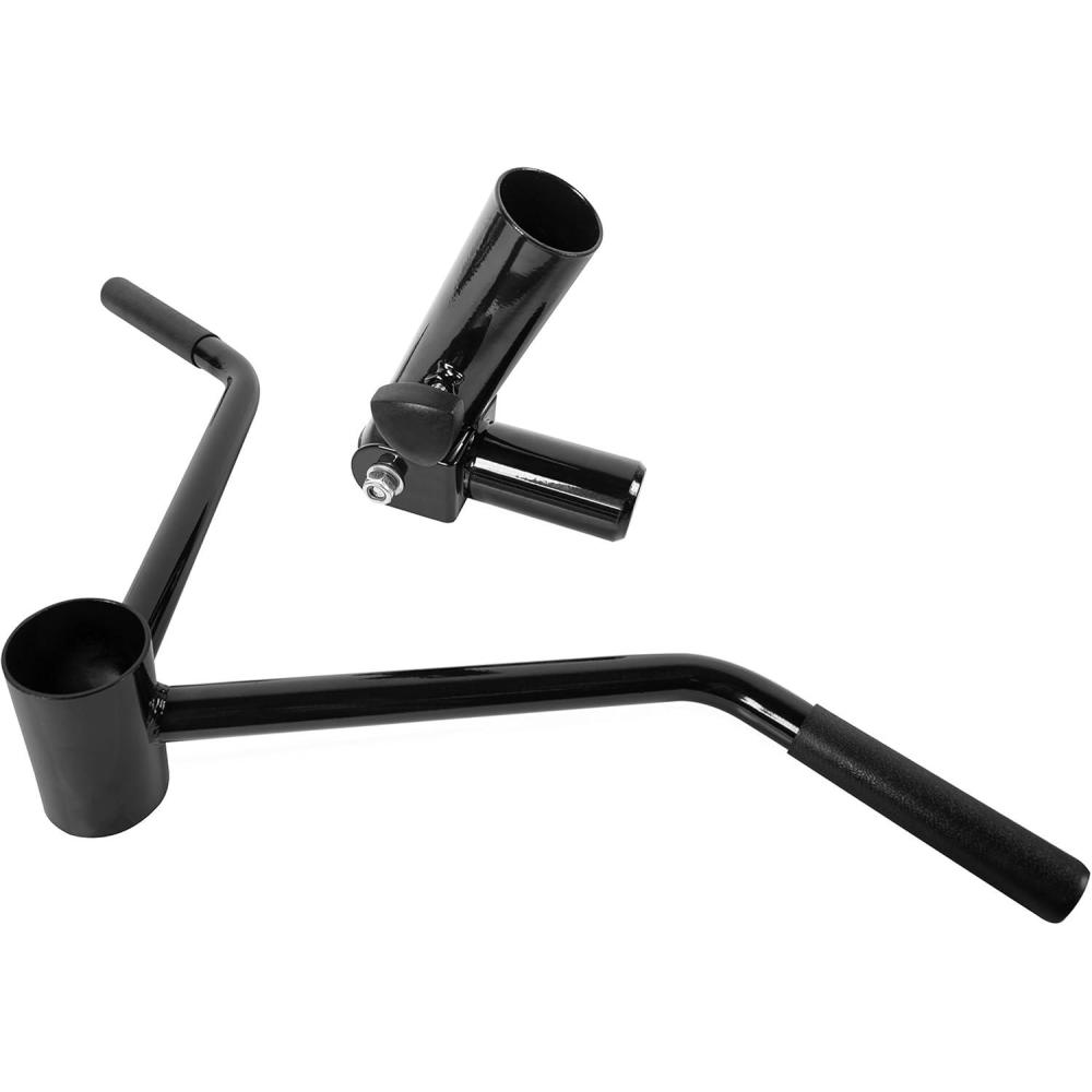 imageCAP Barbell Exercise Machine Attachments BlackPlate Post Insert and TBar Row Attachment