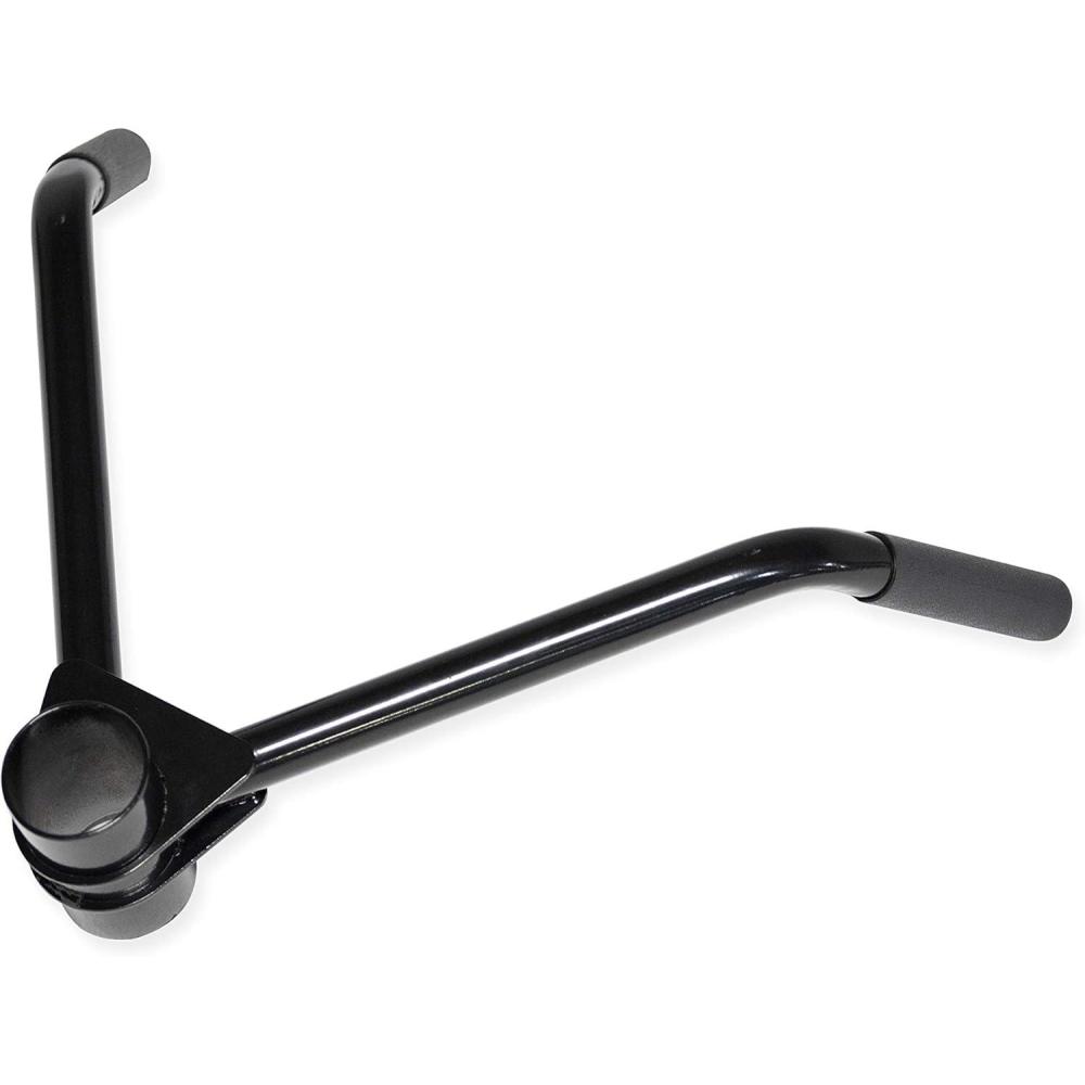 imageCAP Barbell Exercise Machine Attachments BlackPro Angled Handle Attachment Fits 2 Inch Bars