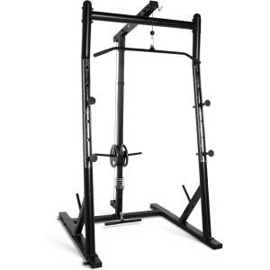 CAP Barbell Power Cage with High-Low Pulleys, Black
